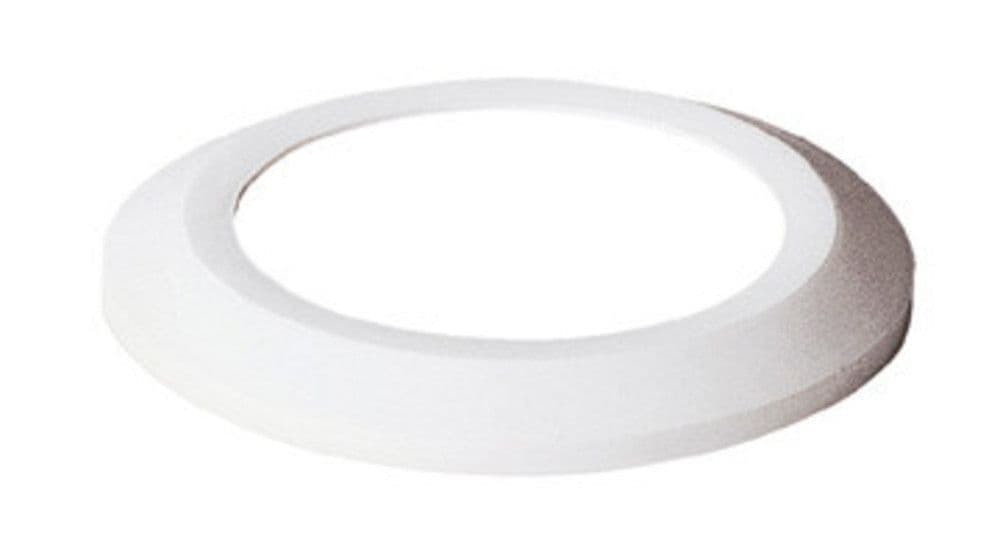 Nicoll rosace pour raccord WC D 90 mm PVC blanc vue 1