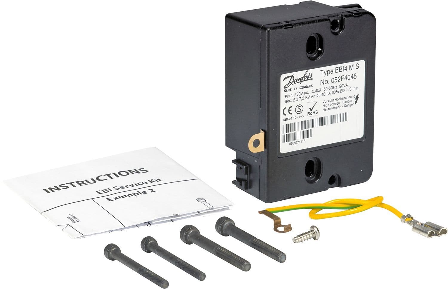 TRANSFO UNIVERSEL EBI4M DANFOSS 2X 7,5KV vue 1