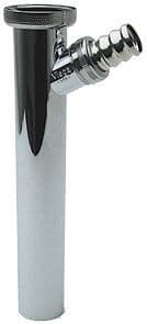 PIECE INTERMEDIAIRE SIPHON BOUTEILLE POUR MACHINE A LAVER 5/4"-32MM CHROME vue 1