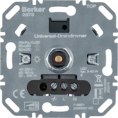 Variateur rotatif universel (R, L, C, Led) vue 1