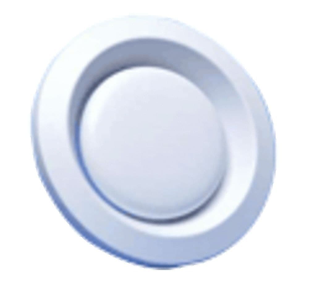 Soler & Palau BEM 125 bouche extraction réglable métallique 125m³/h blanc vue 1