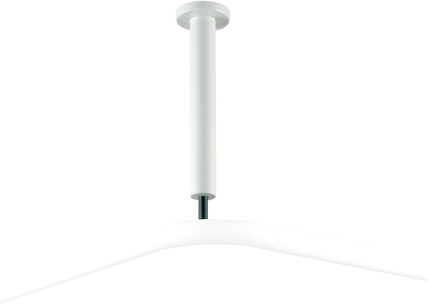 SUPPORT PLAFOND HEWI 801 60CM BLANC vue 1