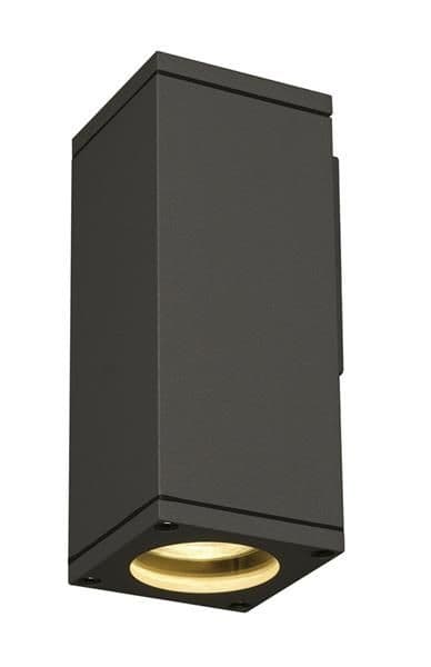 Theo wall Out applique, carré, Anthracite, Gu10, maximum 35W vue 1