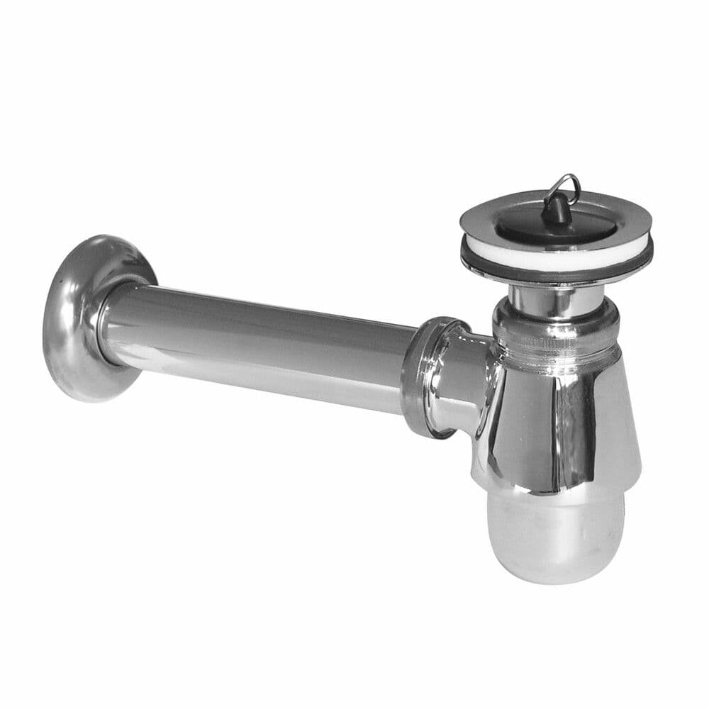 Van Marcke Pro siphon bouteille pour bidet avec crépine 5/4" x 32 mm chromé vue 1