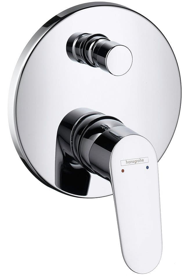 SET DE FINITION MITIGEUR DE BAIN FOCUS E² HANSGROHE CHROME vue 1
