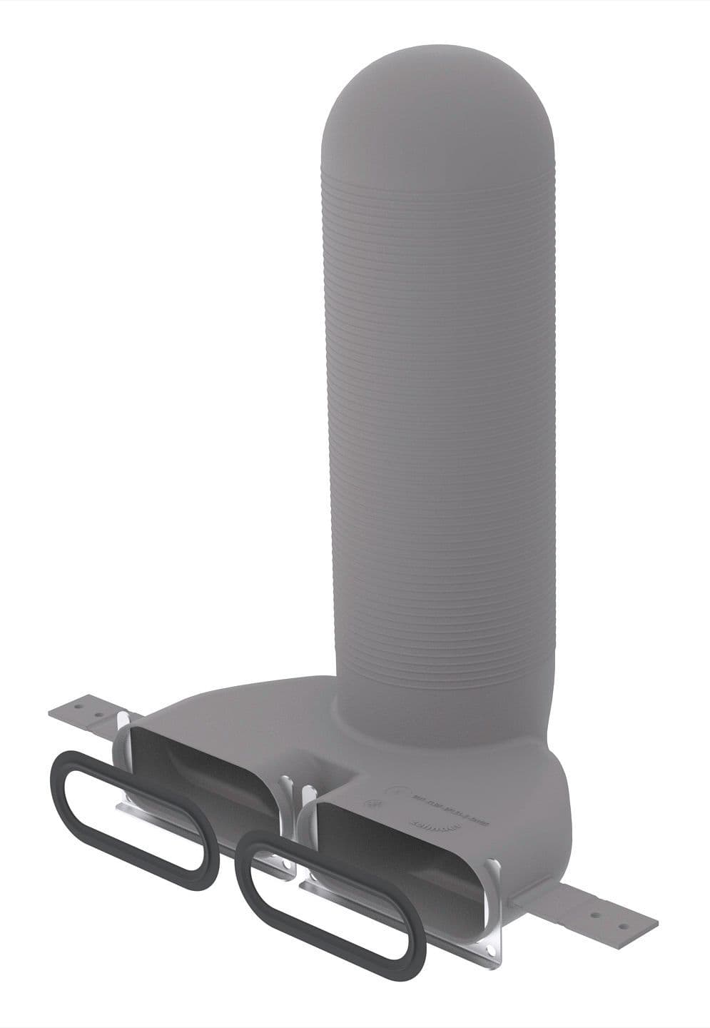 RACCORD BOUCHE POUR COMFOTUBE FLAT 51 DN 125 2XFLAT 90° ZEHNDER vue 1
