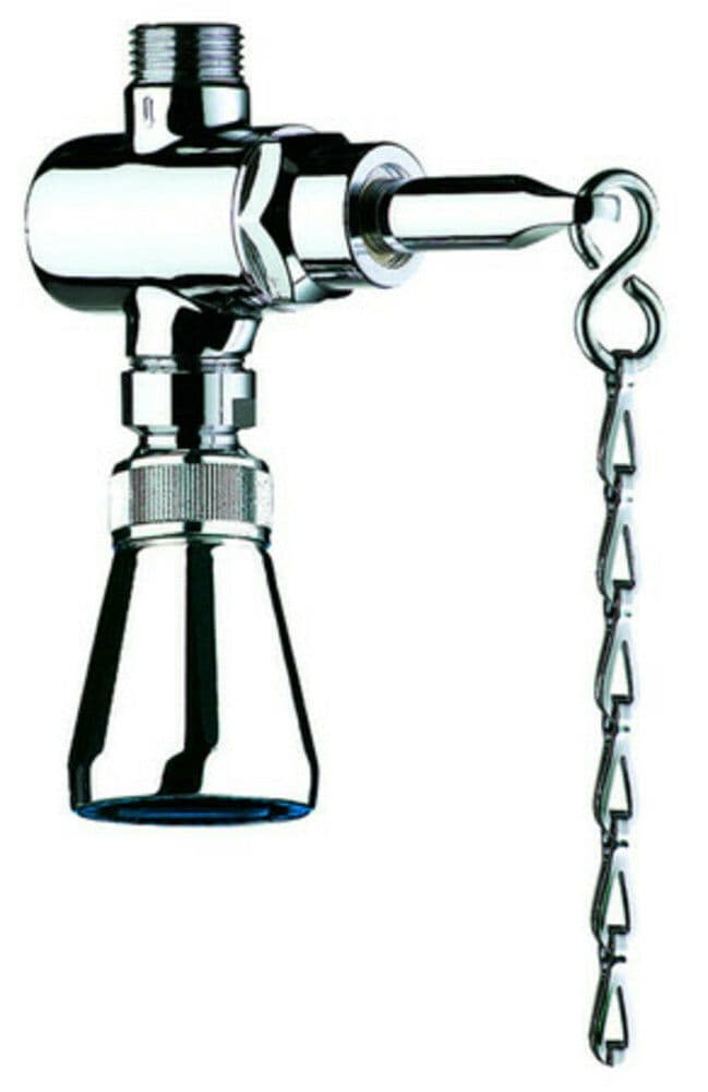 Delabie Tempostop tête de douche avec commande par chaînette chromé vue 1