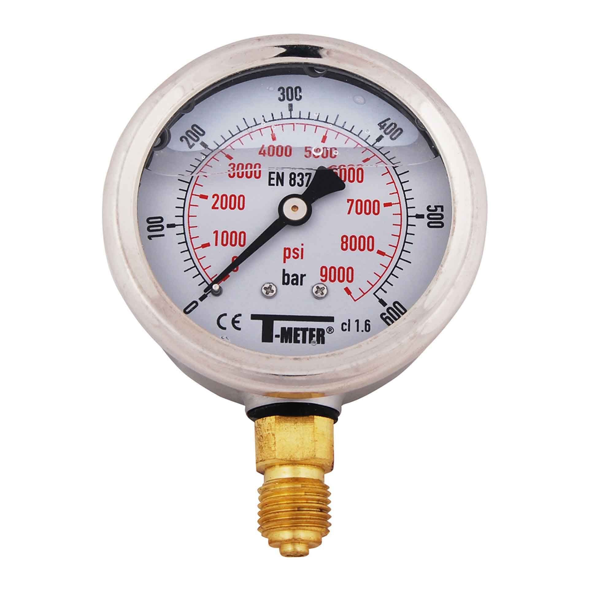 MANOMETRE GLYCERINE RADIAL 6314G 4BAR vue 1