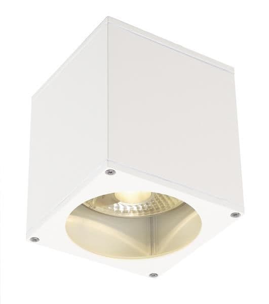 Big Theo Out plafonnier, carré , Blanc, Es111, maximum 75W vue 1
