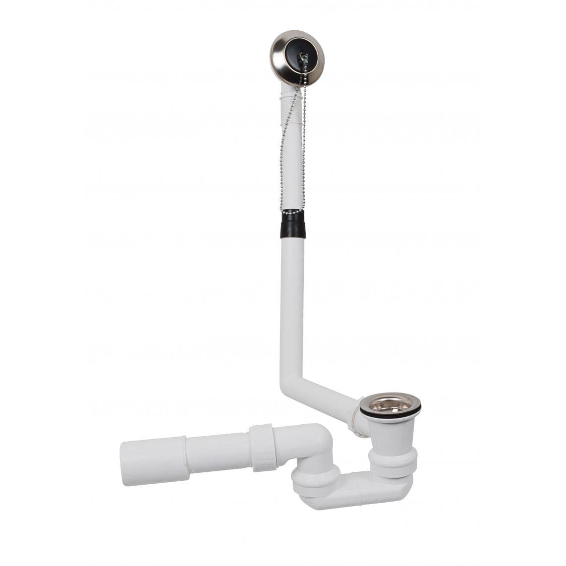 105563 VIEGA garniture de vidage et de trop plein pour baignoire, blanc, 1 1/2" x 40/50 mm vue 1