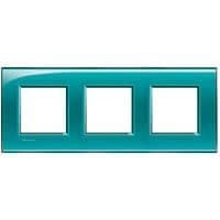LivingLight - plaque rectangulaire 3 x 2 modules 71mm Vert vue 1