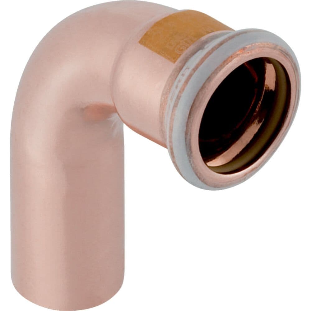 Geberit Mapress raccord sertir cuivre pour gaz coude 90° MF 28 vue 1
