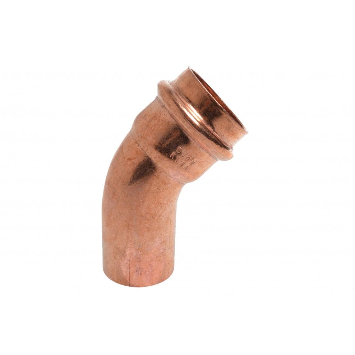 988613264 CU arc 45°, vierge, 15 mm, 1 manchon, (P5040) (10x) vue 1