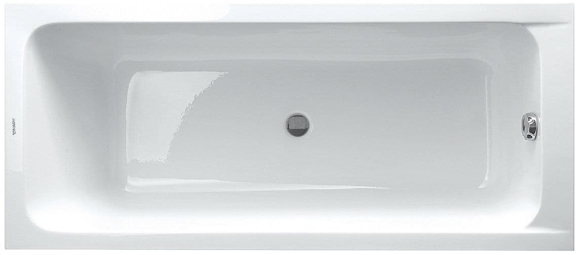 BAIN SANS PIEDS D-CODE DURAVIT 170-70CM BLANC CENTRE vue 1
