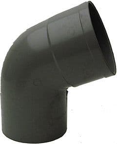 COUDE PVC GRIS FONCE EEP ROND 67° 80MM vue 1