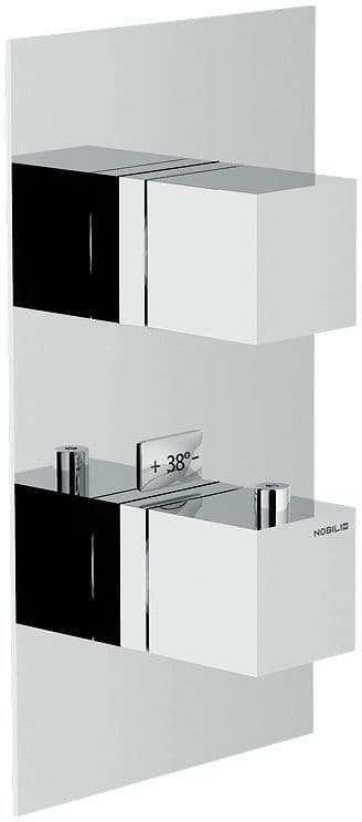 SET DE FINITION THERMOSTAT+INVERSEUR MIA NOBILI CHROME vue 1