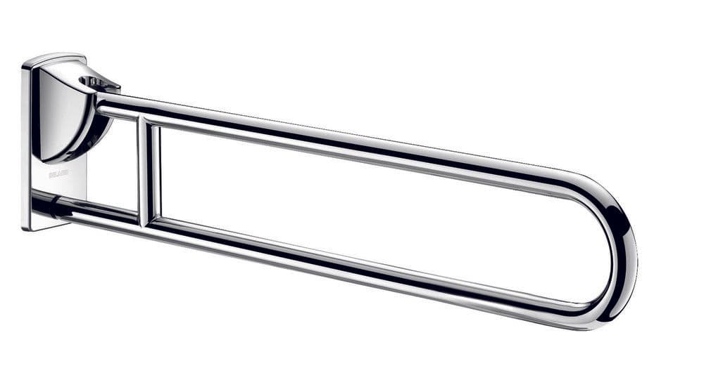 Delabie barre relevable D32 900mm inox poli satiné Ultrasatin invisible vue 1