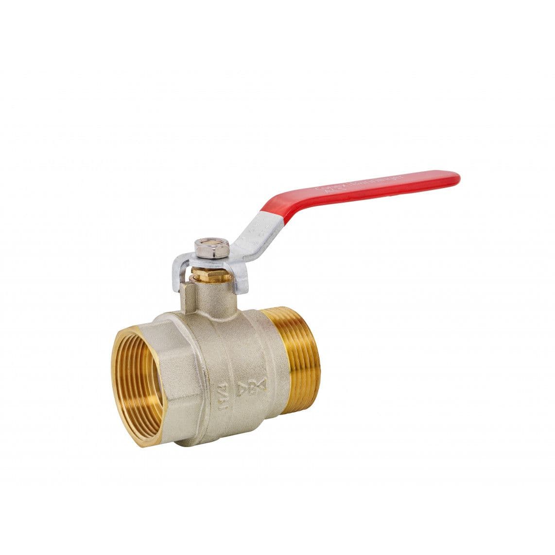 988596813 Robinet à sphère, nickelé, 1" F x 1" M vue 1