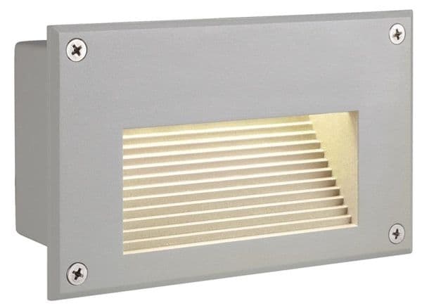 Brick Led downunder applique, rectangulaire, Gris Argent, Led Blanc chaud vue 1