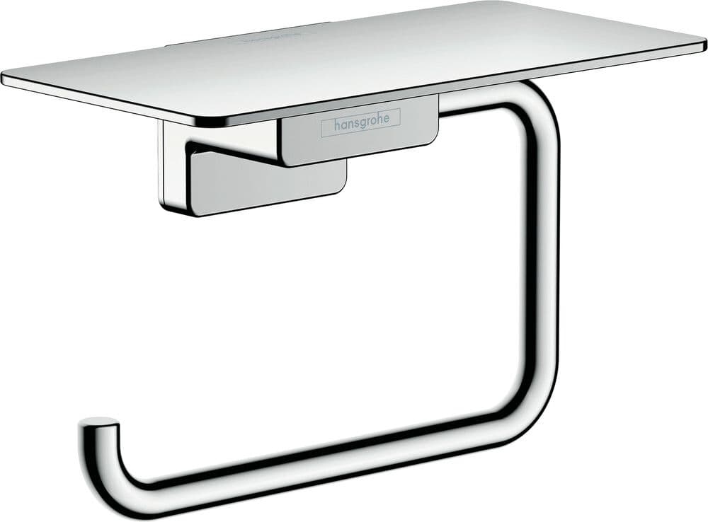 Hansgrohe AddStoris porte-rouleau papier avec tablette chromé vue 1