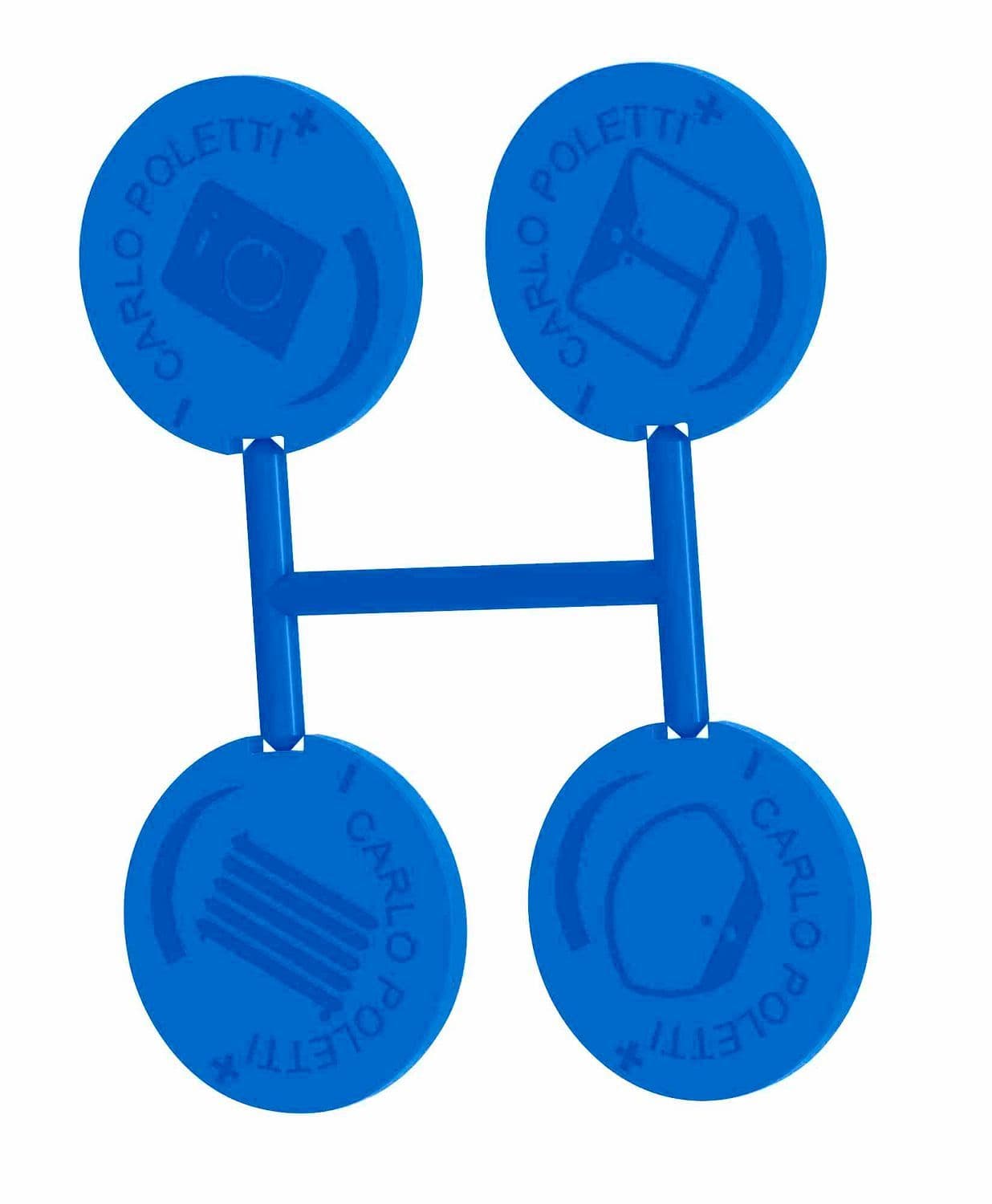 INDICATEUR L'EAU DE PLUIE BLEU (4 PCS.) UNI.COLLECTOR vue 1