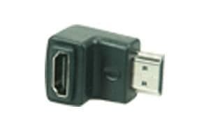 Adaptateur - fiche HDMI-A mâle - prise HDMI-A femelle - coudé 90° vue 1