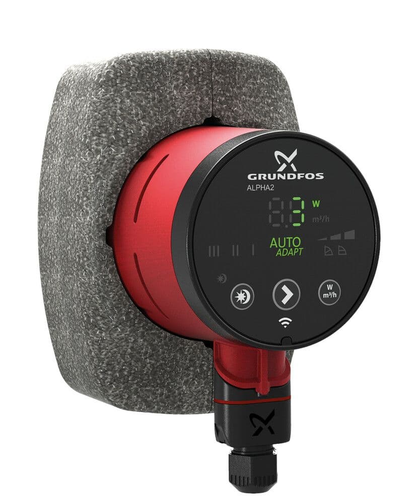 Grundfos ALPHA2 25-40 pompe de circulation 180 mm vue 1