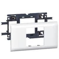 Support Mosaic DLP 2 modules couvercle 65mm vue 1