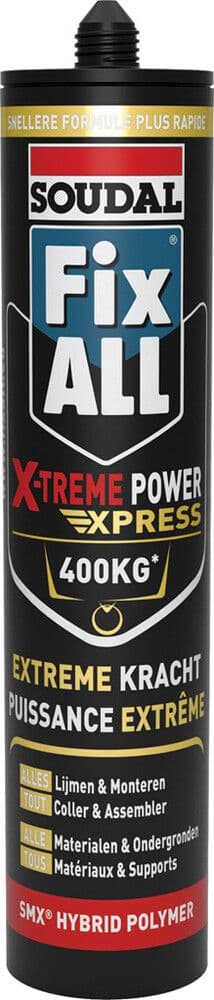 Soudal Fix All X-treme Power Mastic adhésif monocomposant 280ml blanc vue 1