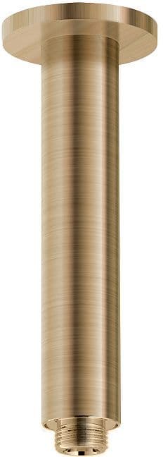 BRAS DE DOUCHE PLAFOND UNIVERSEL NOBILI ROND 1/2"-15CM MIELE BROSSÉ vue 1
