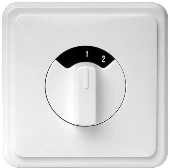 INTERRUPTEUR A 3 POSITIONS A ENCASTRER SA1-3V ZEHNDER vue 1
