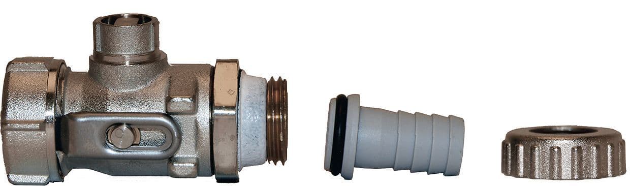 VANNE SPHERIQUE DE REMPLISSAGE ET DE VIDANGE 1/2 BOUCHON+CLEF 1/2" vue 1