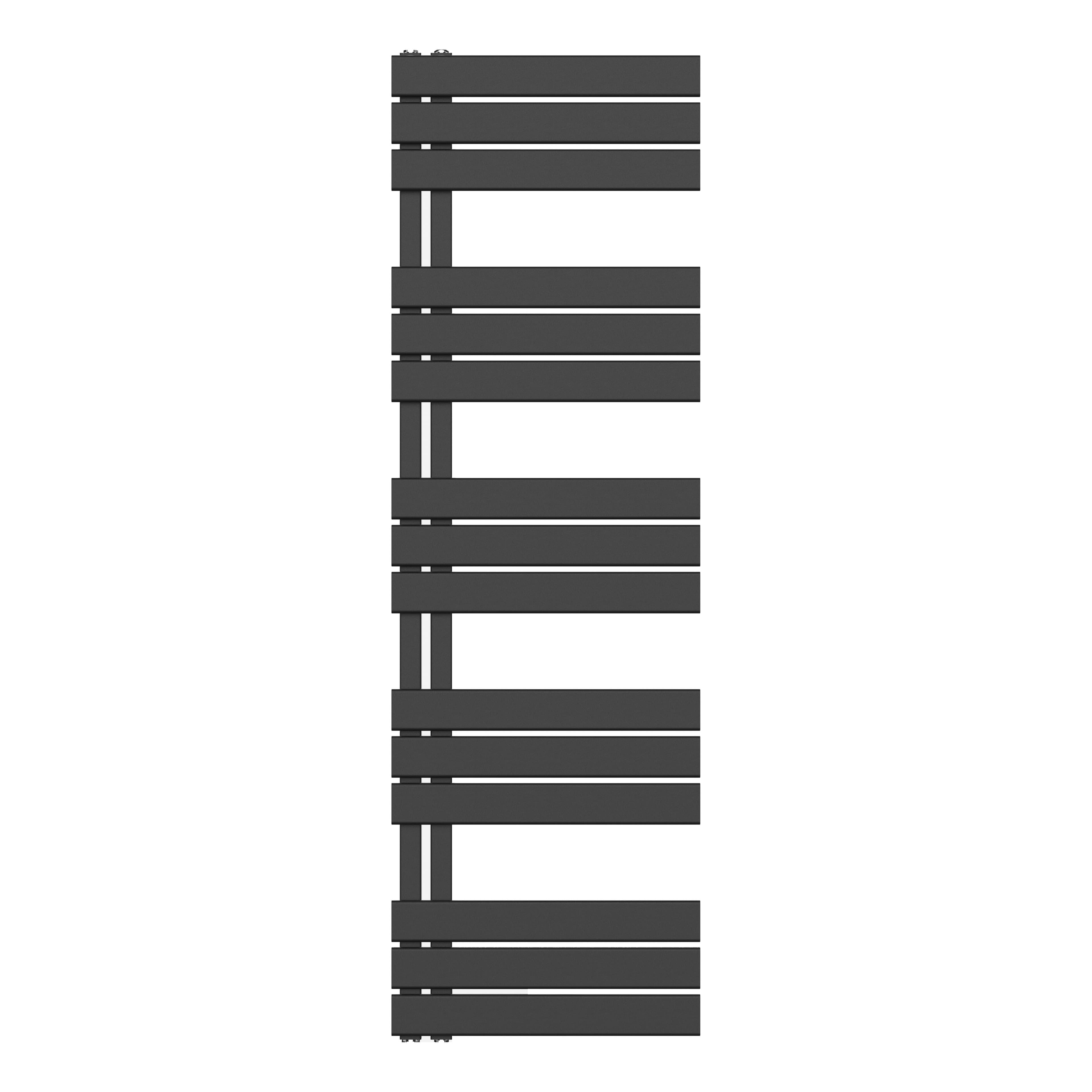 RADIATEUR SÈCHE-SERVIETTES RACCORDEMENT GAUCHE/COMB - NOIR 1600X500-755W vue 1