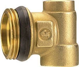 T COLLECTEUR LAITON GIACOMINI 4/4"M-3/8"F-1/2"F vue 1