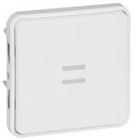Artic poussoir lumineux 10AX 250V Blanc antibactérien vue 1