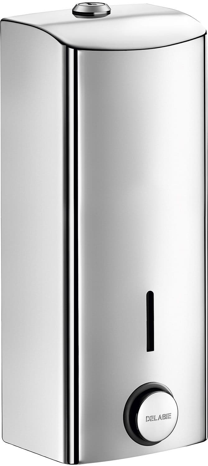 DISTRIBUTEUR SAVON MURAL DELABIE 1LITRE RVS BRILLANT vue 1