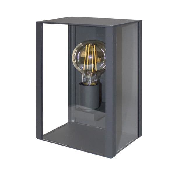 Kadro E27 applique 8W A60 IP44 Anthracite vue 1