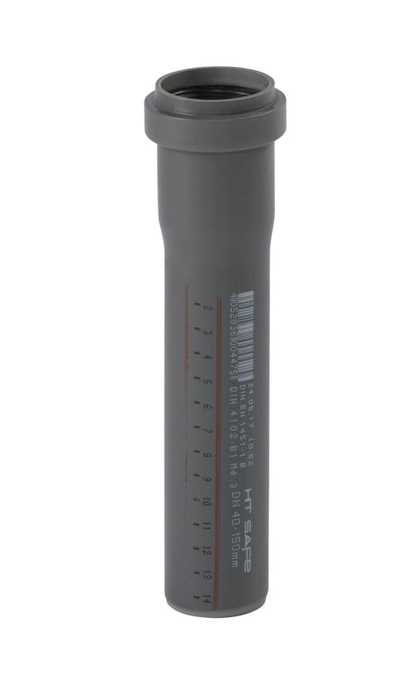 Ostendorf Kunststoffe HT-Safe EM tube d'évacuation D40 L 2M vue 1