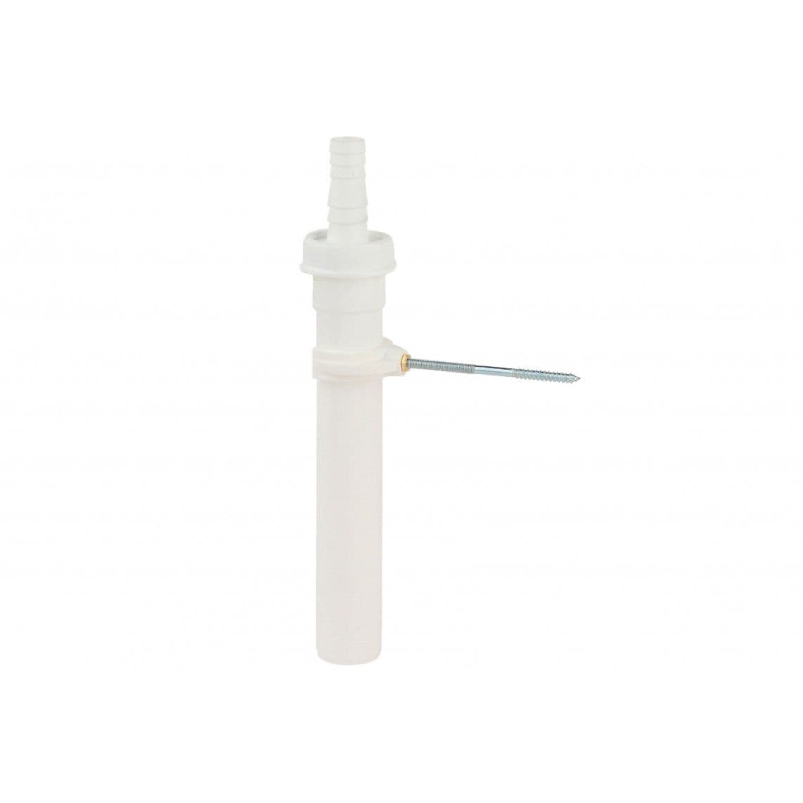 98838148 KS tube plongeur, blanc, 1 1/2" F x 250 mm, pour DN 40 mm siphon, avec 3/4" Raccordement de l'appareil, avec support vue 1