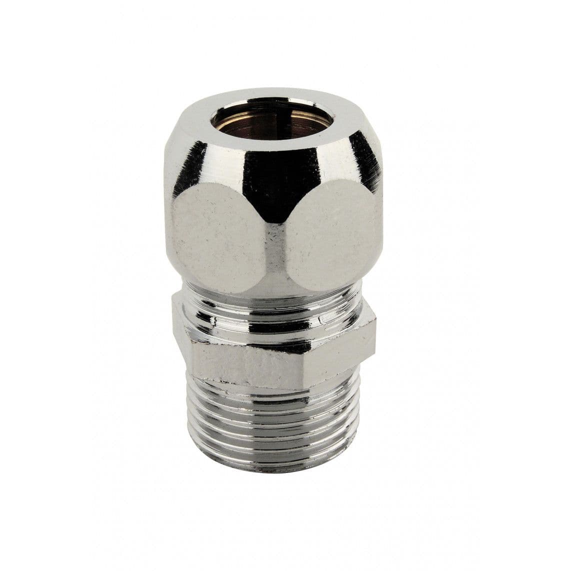 986279148 LT raccord à sertir-Nippel, chromé, 3/8" M x 10 mmQ vue 1