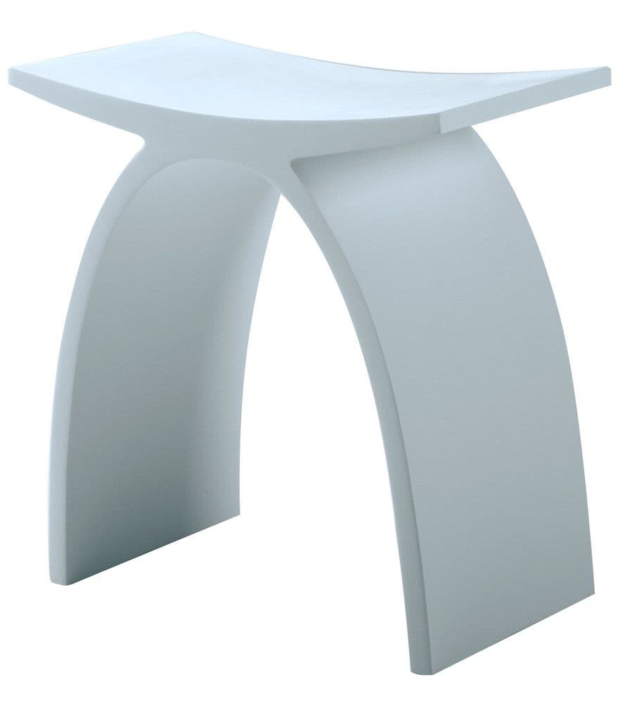 Van Marcke Sano tabouret composite minérale à poser H430mm blanc vue 1