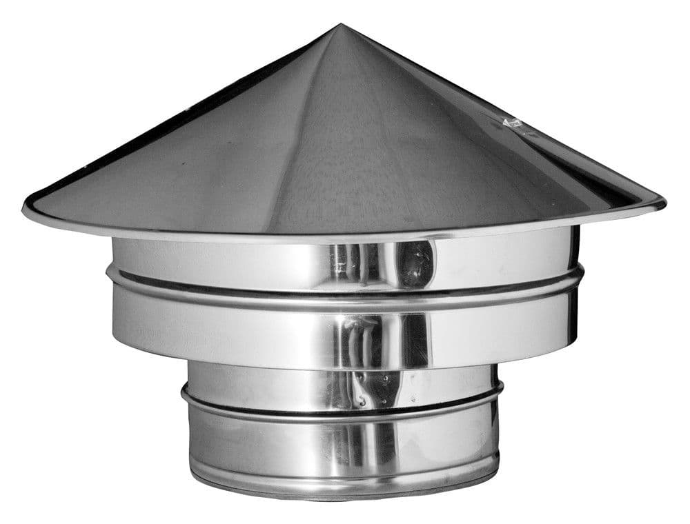 Dinak SW06 012 capuchon pare-vent D130 inox 316L vue 1