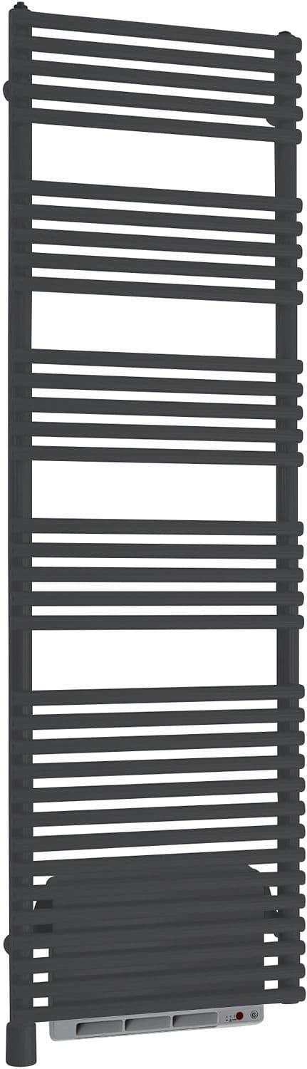 D-RADIATEUR SALLE DE BAIN TUBO TURBO 496/1746MM 1000W +VENTILO 1000W MAT NOIR vue 1