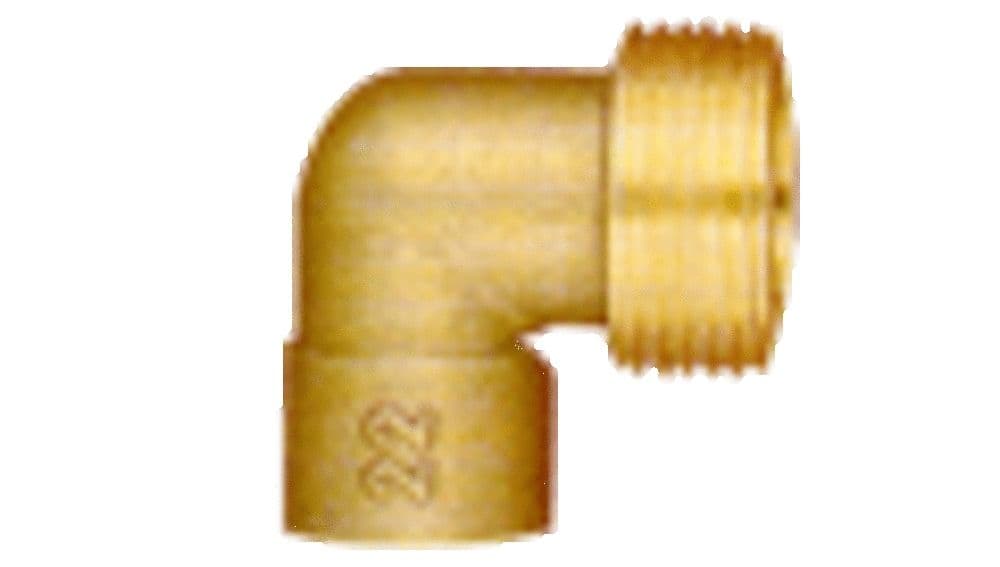 coude fer/cuivre matière laiton 1/2"M x 15 mm vue 1