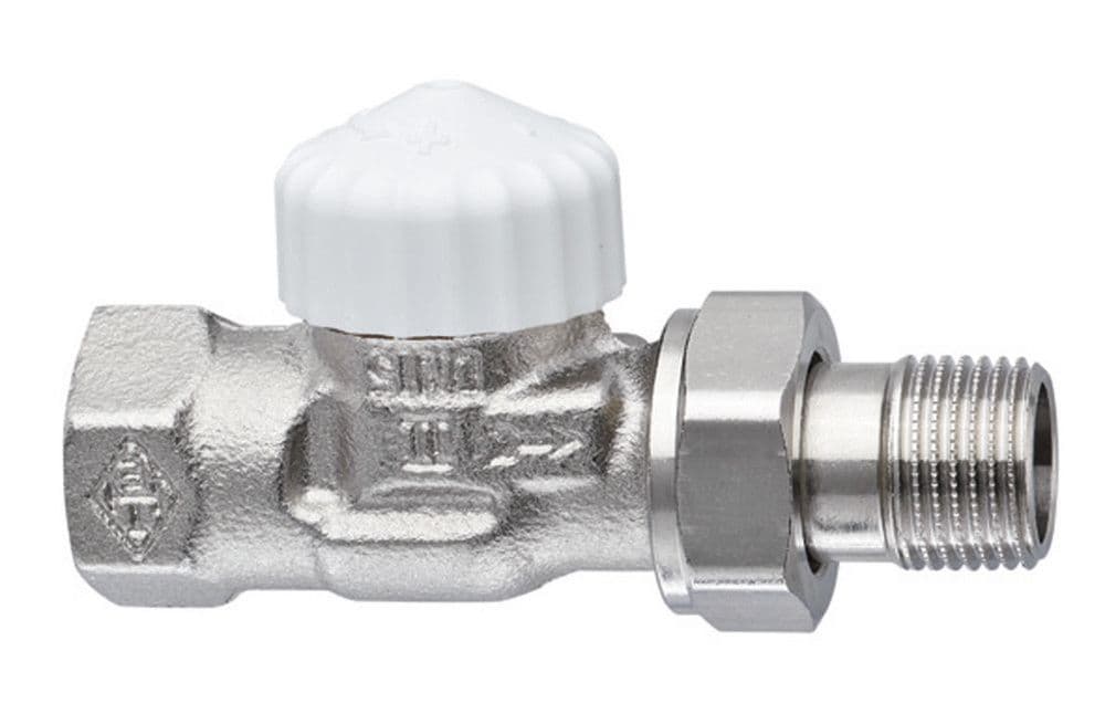 Heimeier V-Exact II robinet thermostatique droit 3/8"F vue 1