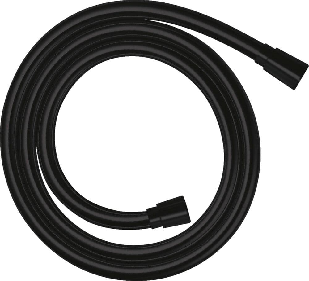 Hansgrohe Isiflex flexible de douche 125cm avec 2 écrous coniques noir mat vue 1