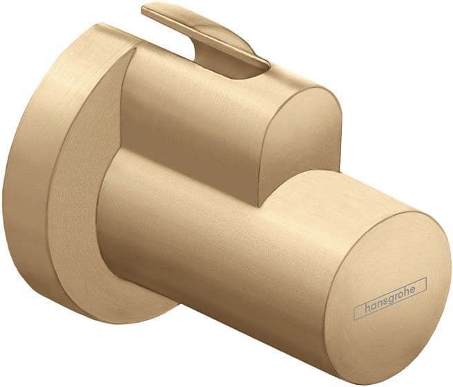 ROBINET EQUERRE CAPUCHON HANSGROHE BRUSHED BRONZE vue 1