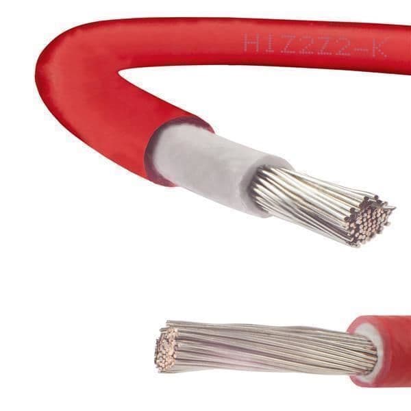 Câble Solar H1Z2Z2K de 1 x 10mm² Rouge tuv CCA s1d2a1 Lsoh sur bobine de 500m vue 1