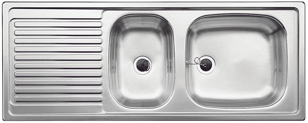 Blanco Top EZS 11x4 évier encastrer 1,5 bacs égouttoir 1100x435mm réversible vue 1
