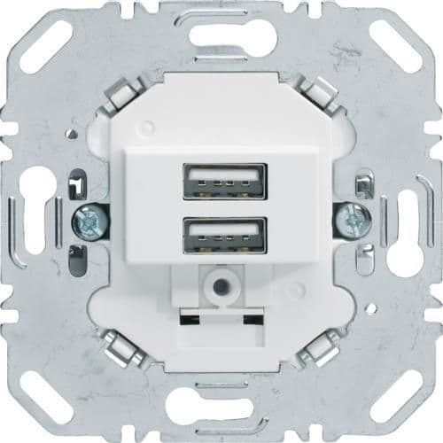 Chargeur Usb 230V 3.0 a Berker S.1 / B.3 / B.7 / Q.1 / Q.3 / K.1 / K.5 / R.1 / R.3 Blanc polaire, m vue 1